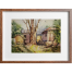 Village House Watercolor - (27X20)inches image