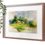Village House Watercolor Landscape - (18x15)inches image