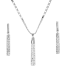 Vintage Female Blue Crystal Jewelry Set image