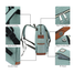 Vintage Laptop Backpack With USB Port For 15.6 Inch – Green image