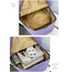 Vintage Style Backpack Simple Large Capacity Backpack - Purple image