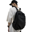 Vintage Style Backpack Simple Large Capacity Backpack - Black image