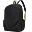 Vintage Style Backpack Simple Large Capacity Backpack - Black image