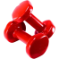 Vinyl Dumbbell 3 Kg 1 Pair - Red image