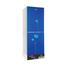 Vision Glass Door Refrigerator RE-356 Liter Blue Flower Top Mount image
