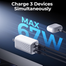 Voltme Revo 67 Lite Triple-Port PD 67W Wall Charger Bundle Set With GaN Tech White image