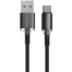 Vyvylabs Crystal Series Fast Charging Data Cable USB to Type-C 3A 1M Black(VCSUC-02) image