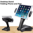 W9 Desktop Stand Folding Phone, iPad and Tab Holder image