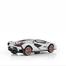 WAKAKAC Alloy Diecast Model Car Compatible for 1/24 Scale Lamborghini Sian FKP37 Collectible Toy Vehicle Pull Back with Light and Sound Toy Car for Boys Adults Girl Gift image