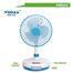 WEIDASI Rechargeable desk fan WD-219 (with Led light) image