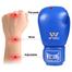 WISING Boxing Gloves - Blue - (16822) - AIBA Approved - 1 Pair - 16 Ounces image