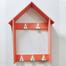 Wall-mounted Key Holder With 5 Hooks To Organize Keys And Small Items Near The Entryway | Pvc Any Colur image