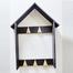 Wall-mounted Key Holder With 5 Hooks To Organize Keys And Small Items Near The Entryway | Pvc Any Colur image