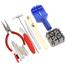 Watch Repair Tools Kits Accessories Set Adjustable Watch Link Pin Remover Watch Band Repair Tool 16 pcs Tools Set image