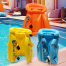 Water Adventures With The Kids Learn Life Safety Jackets Inflatable PVC Swim Vest For Ages 3-6 Years (lifejacket_poly_3to6_ran) - Any Color image