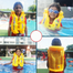 Water Adventures With The Kids Learn Life Safety Jackets Inflatable PVC Swim Vest For Ages 3-6 Years (lifejacket_poly_3to6_ran) - Any Color image