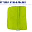 Water-Resistant Lime Color Attractive Stylish Cheap Price Wind Breaker For Motorcycle Outdoor Bicycle Night Work-1Pcs image