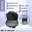 Water Resistant Travel Backpack (Black) image