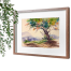 Watercolor Landscape of Krishnachura - (16x13)inches image