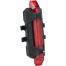 Waterproof 5 LED MTB Bike Bicycle Rear Tail Light Red Lamp 4 Mode USB Recharge Bicycle Lights Bicycle Accessories With USB Cable And Rubber Red Color image