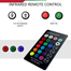 Waterproof RGB LED Multi Color Bright Parking Sports Light With Memory Function For Motorcycle Car 12V T10 LED 5050SMD RGB Flashing Silicone Coated 2Pcs image