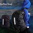 Waterproof Universal Light Weight 60L Bag Pack Cover With Safety Buckle And Free Storage Bag - Black (BOGO - Buy 1 Get One) image