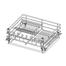WellMax Kitchen Cabinet Multi-Functional and Economic 4 Side Bowls and Plates Chrome Plating Drawer Basket image