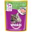 Whiskas Cat Food Tuna and White Fish Flavor - 80gm image