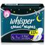 Whisper Maxi Nights Wings Heavy Flow Sanitary Pads for Women, XL 7 Napkins image