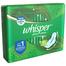Whisper Ultra Clean Wings Sanitary Pads for Women, XL 8 Napkins image