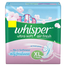 Whisper Ultra Softs Air Fresh Sanitary Pads for Women- XL 7 Napkins image