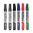 White Board Refillable Marker 6 pcs (3 Black, 1 Red, 1 Blue, 1 Green) image