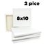 White canvas 8x10 Inch 2 Pcs image