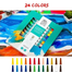 Winsor and Newton Acrylic Colour 24 Shades,10 ml image