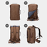 Witzman 21 Inch Travel Backpack - Deep Brown image