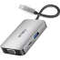 Wiwu Alpha 513HVP 5 in 1 USB 3.0 Type C HDMI HUB- Grey image