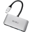 Wiwu Alpha C2H 3 in 1 USB Type-C HDMI Hub- Grey image