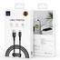 Wiwu F12 USB to Type C 45W Super Fast Charging Cable 1M- Black image