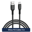 Wiwu F12 USB to Type C 45W Super Fast Charging Cable 1M- Black image