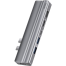 Wiwu T9 8-in-1 Aluminum Alloy USB Type-C HDMI Hub- Gray image