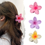 Women Beach Vacation Bohemia Egg Flower Hair Clips Flower Large Hair image