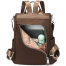 Women Large Capacity Outdoor Tote Bag Coffee / Brown image