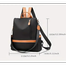 Women Large Capacity Outdoor Tote Bag Orrange And Black) image