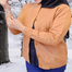 Women Woolen Round Neck Cardigan Sweater for Winter Wear image