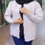 Women Woolen Round Neck Cardigan Sweater for Winter Wear - White image