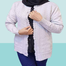 Women Woolen Round Neck Cardigan Sweater for Winter Wear - White image