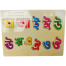 Wooden Blocks Uppercase Puzzle Board Montessori Reading Matching Word Educational Literacy Game Teaching Aids Toy -1pcs image