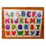 Wooden Blocks Uppercase Puzzle Board Montessori Reading Matching Word Educational Literacy Game Teaching Aids Toy -1pcs image