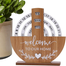 Wooden Creative Calendar Perpetual Calendar Wooden Blocks Calendar for Home Office Desk image