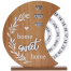 Wooden Creative Calendar Perpetual Desk Calendar for Standing image